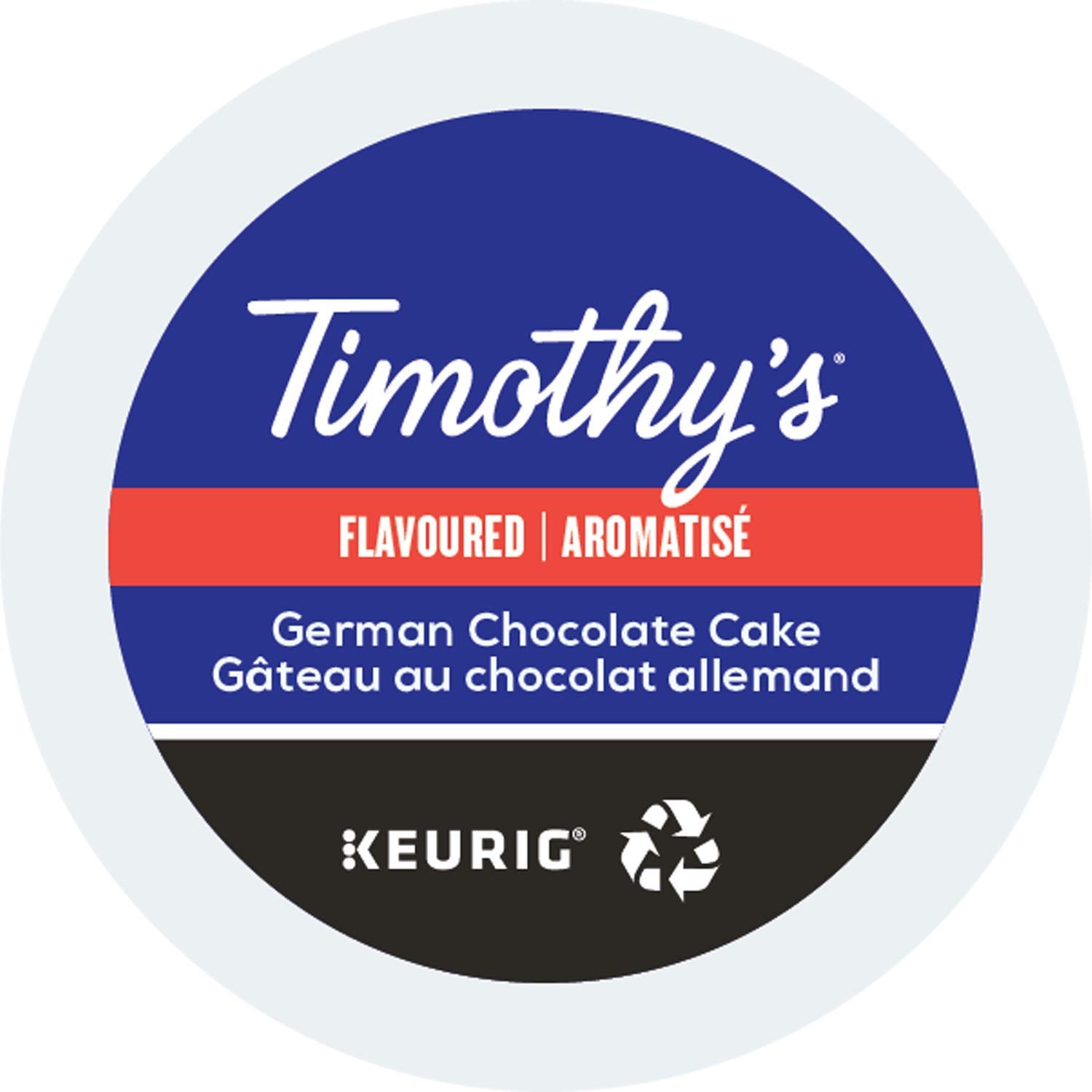 Timothys World Coffee German Chocolate Cake K-Cup Portion Pack 24-Count (Pack of 2) Model 74-01113