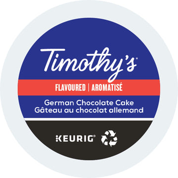 Timothys World Coffee German Chocolate Cake K-Cup Portion Pack 24-Count (Pack of 2) Model 74-01113