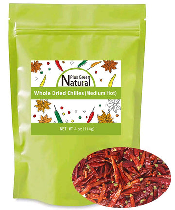 Npg Sichuan Red Chili Peppers 4 Ounces, Medium Hot, Premium Szechuan Dried Red Chilies For Chili Oil, Paste, And Sauce, Used In Mexican, Chinese, Thai Dishes