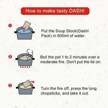 Orgnisulmte Dashi Stock (Dashi Packet  Dashi Broth)  Umami dashi Soup Stock  All Natural Ingredients  No MSG  Additives Free  100% Made in Japan 8g x 18 Packs 5.08 Oz