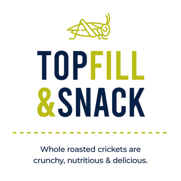 Whole Roasted Crickets - Canadian Raised - 113 Grams