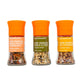 Rachael Ray Low Salt Seasoning Set - 3 Pack Grinders (Garlic & Herb, Everyday, Marinara) - 1.59 Ounce Gift Set