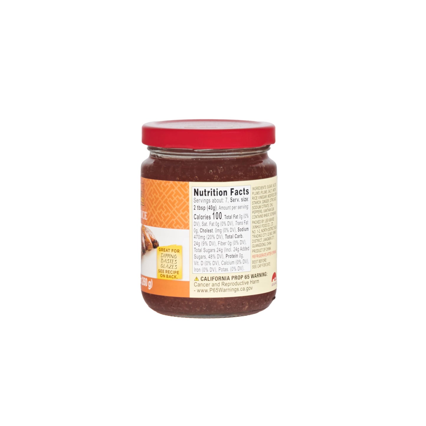 LEE KUM KEE, Plum Sauce, 9.2 oz (260g)