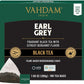 VAHDAM Earl Grey Black Tea Bags, Medium Caffeine, Non-GMO, Gluten Free, 100 Count, Resealable Ziplock Pouch