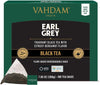 VAHDAM Earl Grey Black Tea Bags, Medium Caffeine, Non-GMO, Gluten Free, 100 Count, Resealable Ziplock Pouch