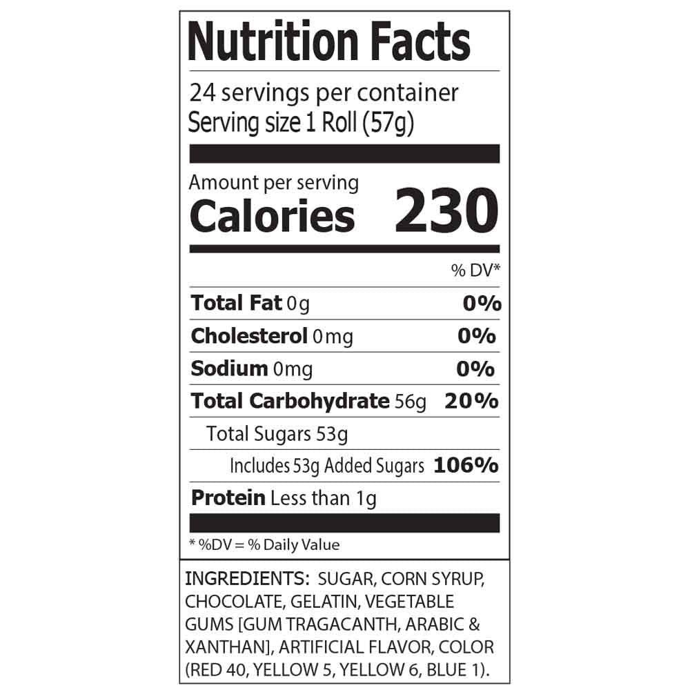 Necco Wafers, Chocolate Wafers Display Pack, 2-Ounce Rolls (Pack of 24)
