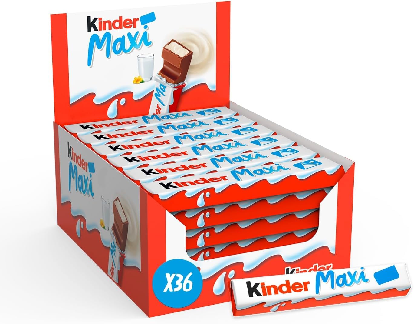 Kinder Maxi Chocolate ( 36 stick box )