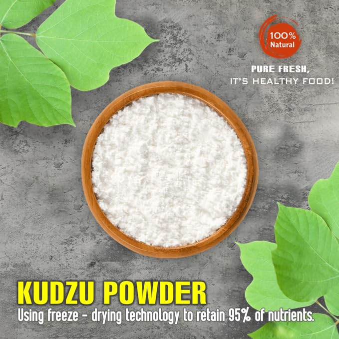 Kudzu Root Powder 5.29 Oz (150G) Vietfarmfood: Freeze-Dried Extracted From 100% Pure, Sugar-Free. Used To Mix Mixed Drinks Fresh