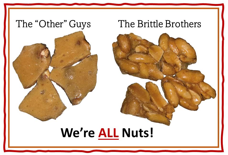 Brittle Brothers Bacon Peanut Brittle - Nashville Tennessee Voted #1 More Nuts Less Sugar Gift Set Cashew Pecan Bacon Corporate