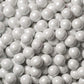Color It Candy Shimmer White Sixlets 2 Lb Bag - Perfect For Table Centerpieces, Weddings, Birthdays, Candy Buffets, & Party Favo