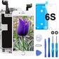 Brinonac For Iphone 6S Screen Replacement White Touch Display Lcd Digitizer Full Assembly With Complete Repair Tools And Screen