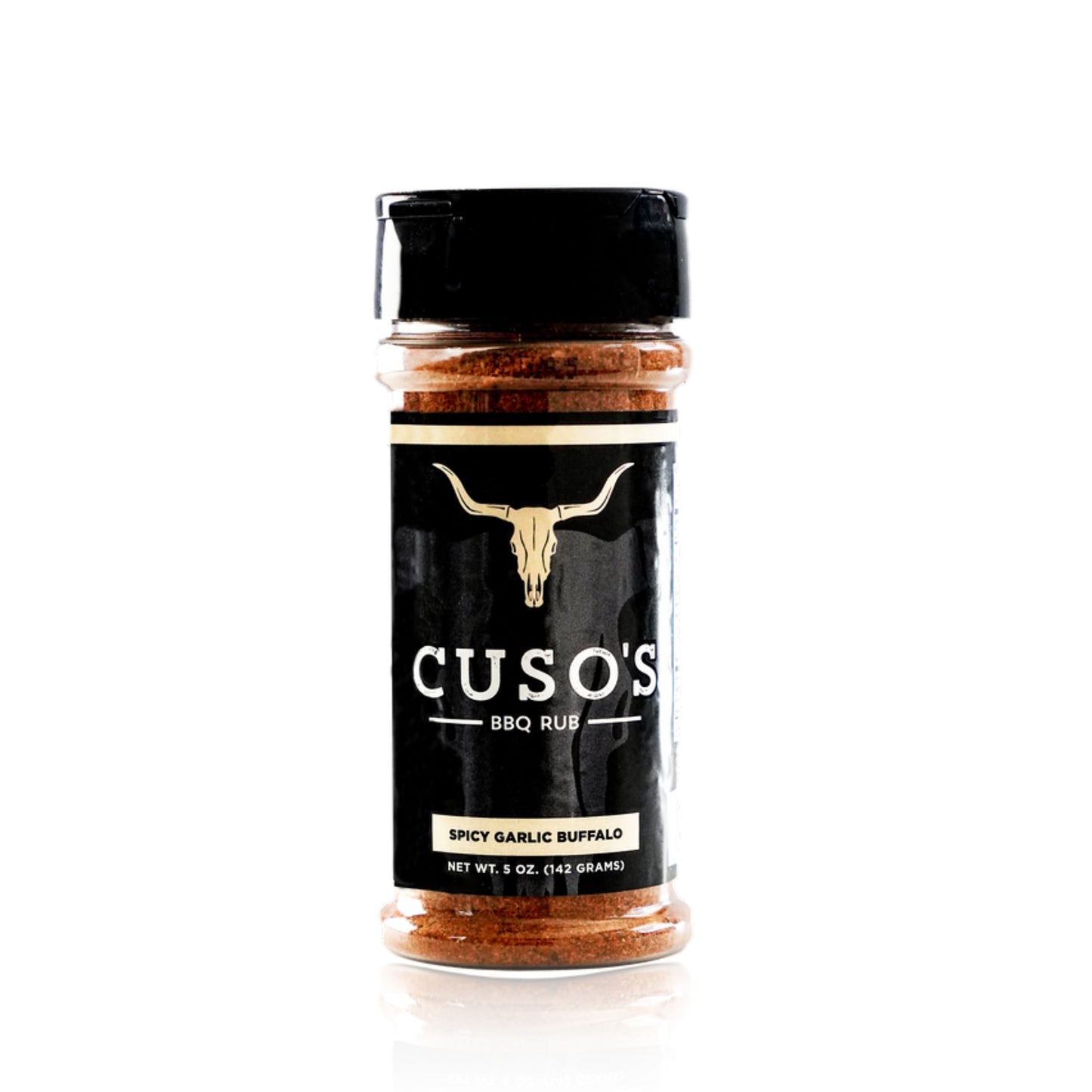 Cuso Cuts Spicy Garlic Buffalo BBQ Rub - 5 oz Bottle - Chicken Wing Seasoning & Marinade