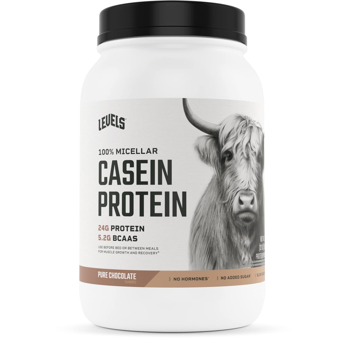 Levels 100% Micellar Casein Protein    Free  Chocolate  2LB