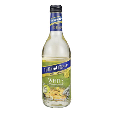 Holland House Cooking Wine White, 16 Fl Oz, Case of 6, Model 072412010045