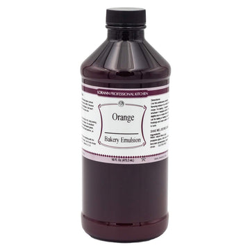 Lorann Orange Bakery Emulsion, 16 Ounce Bottle