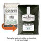 Fresh Roasted Coffee, Unroasted Organic Bali Blue Moon, Kosher, 5 Pound