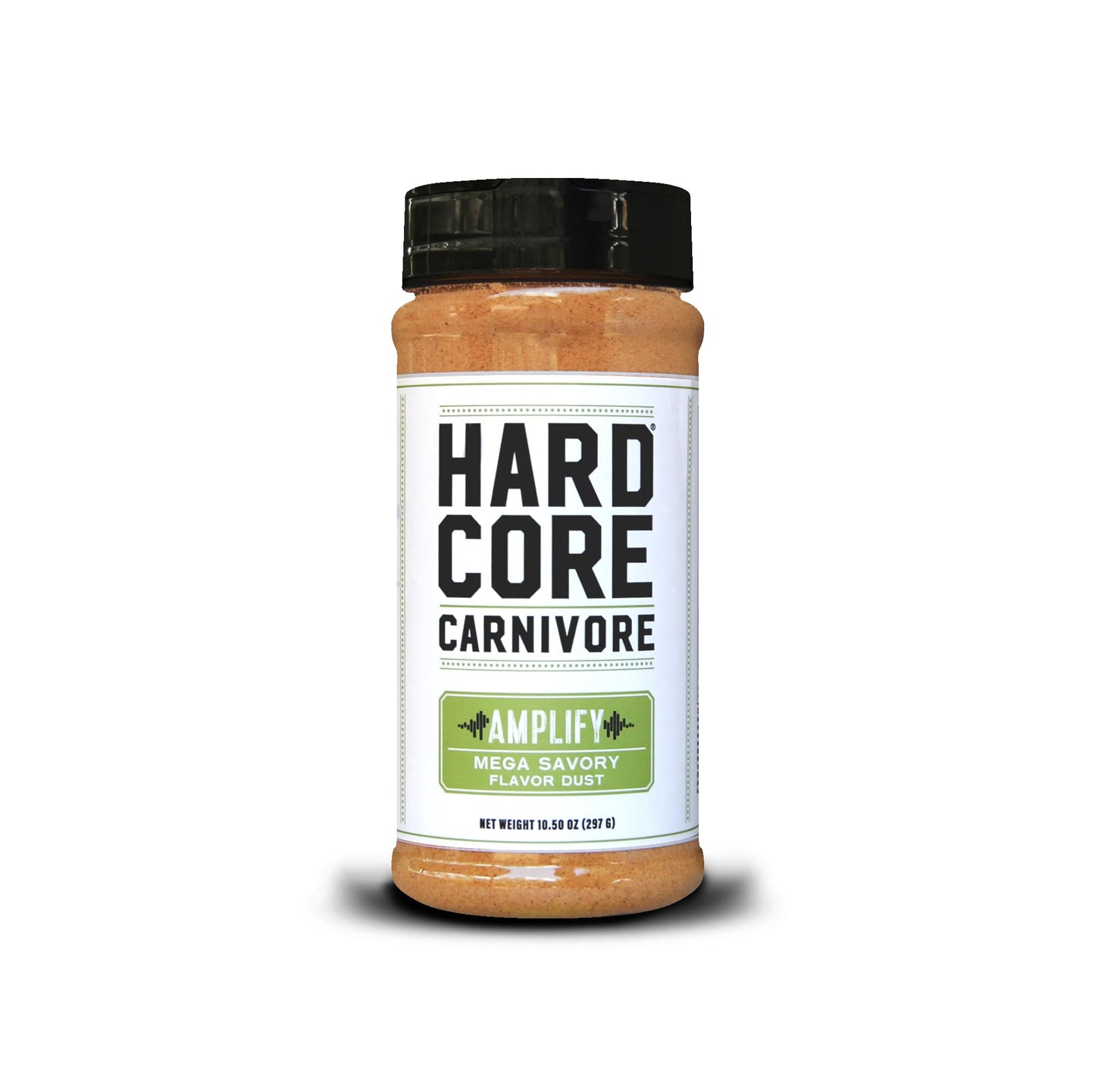 Hardcore Carnivore Amplify Seasoning - Umami Blend, 10.5 oz Shaker, White