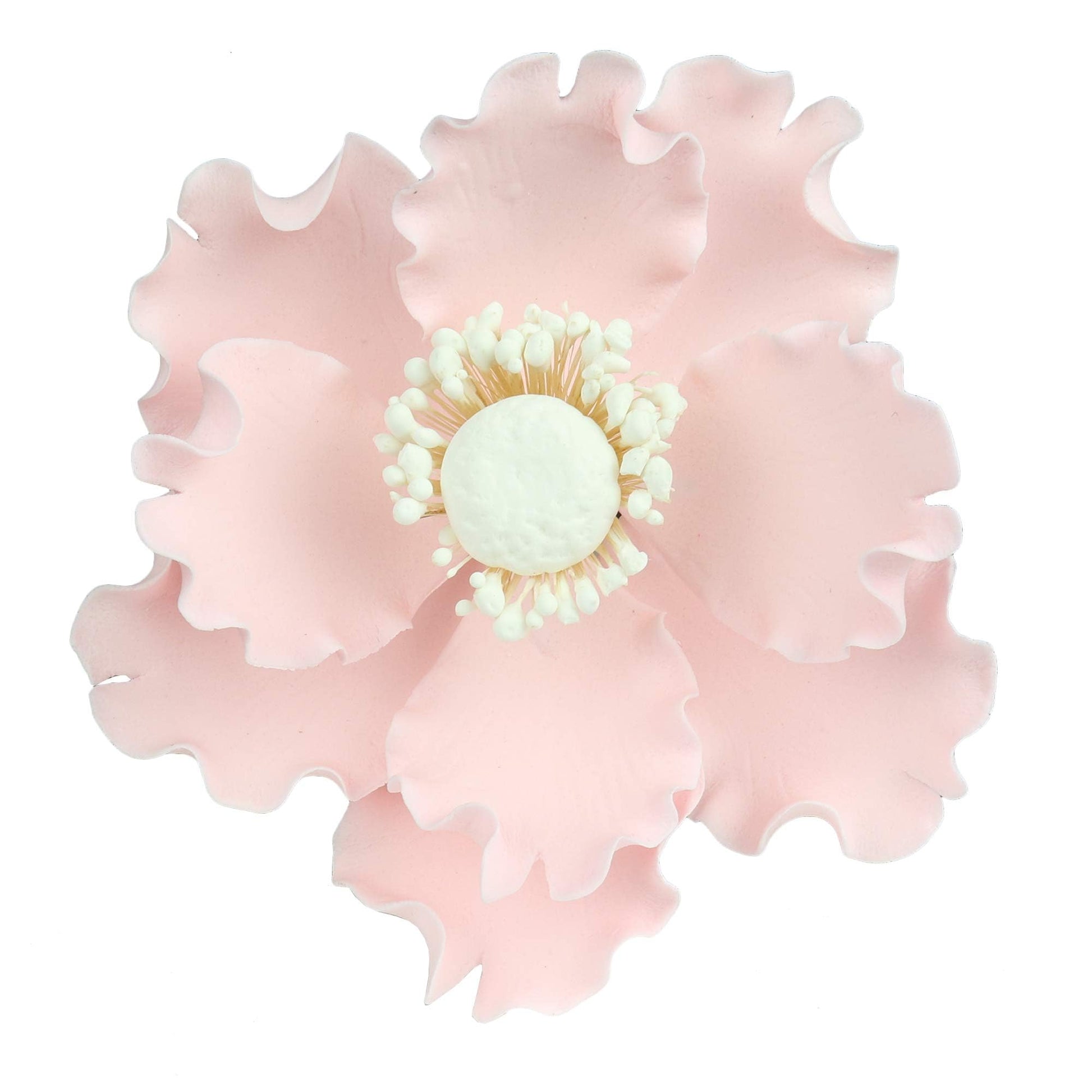 O'Creme Gumpaste Anemone Flower Set Of 3 Pastel Pink- Edible Flowers For Cake Decorating - Sugar Paste Flower Decorations For Ca