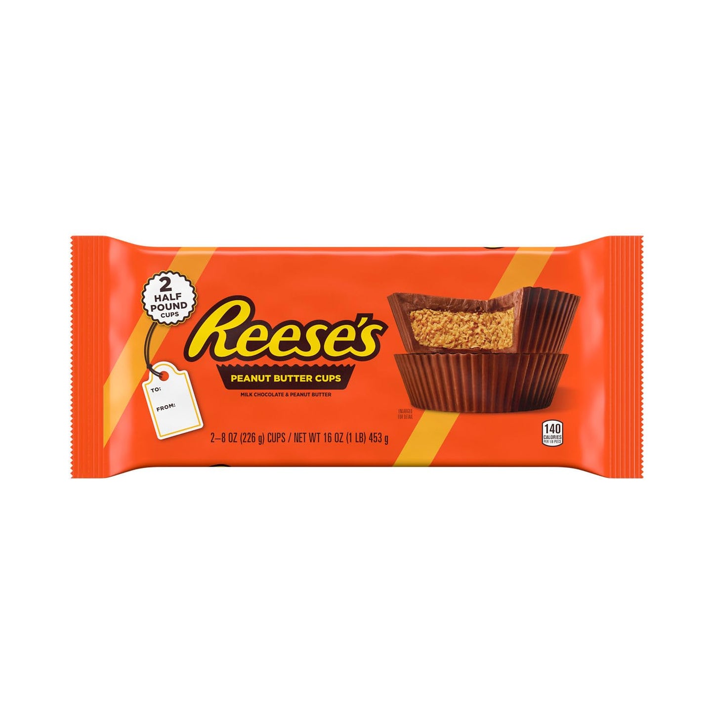 REESES Milk Chocolate Peanut Butter Cup Bar  16 oz.  1 lb