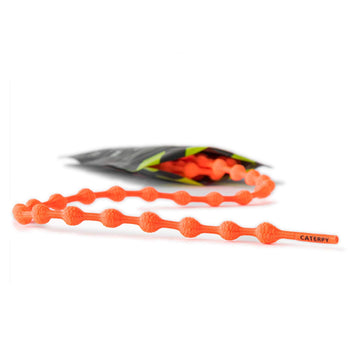Caterpy Run - The Ultimate Elastic No Tie Shoelaces For Adults And Kids (Standard: 30In  75Cm, Citrus Orange)