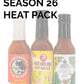 Hot Ones Hot Sauce Challenge Set - Season 26 Heat - Gift Sets Variety Pack - Made with Natural Ingredients - Unique Small Batch