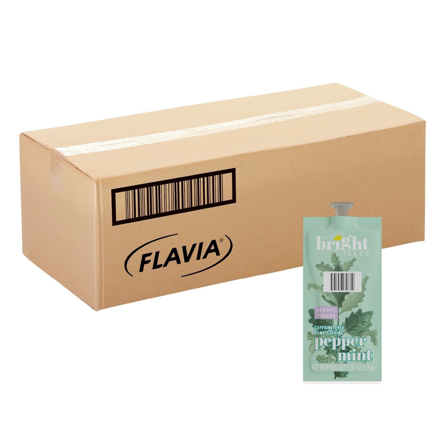 Flavia Peppermint Herbal Tea Fresh Pack for Flavia malt-inspired, 100 Count