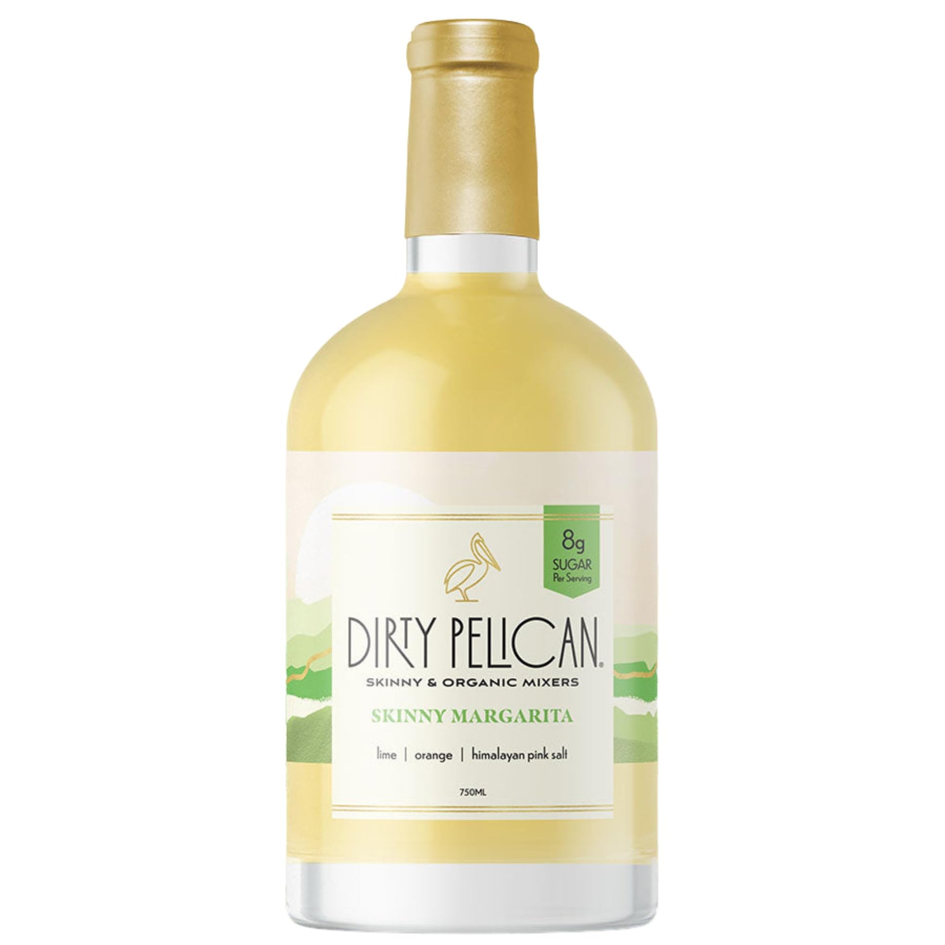 Dirty Pelican Cocktail Mixers - Limited Edition Skinny Margarita - Organic Drink Mixes for Cocktails - Low Calorie Mocktails - L