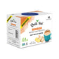QuikTea Unsweetened Ginger Chai Tea Latte - 10 Count Single Box - All Natural & Preservative Free Authentic Instant Chai