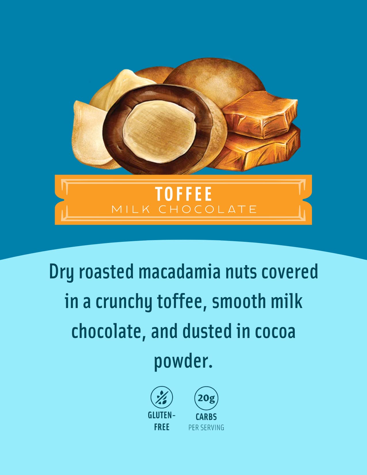 Mauna Loa Premium Hawaiian Chocolate Covered Macadamia Nuts, Milk Chocolate Toffee, Cocoa Dusted, 8 Oz Bag (Pack Of 1)