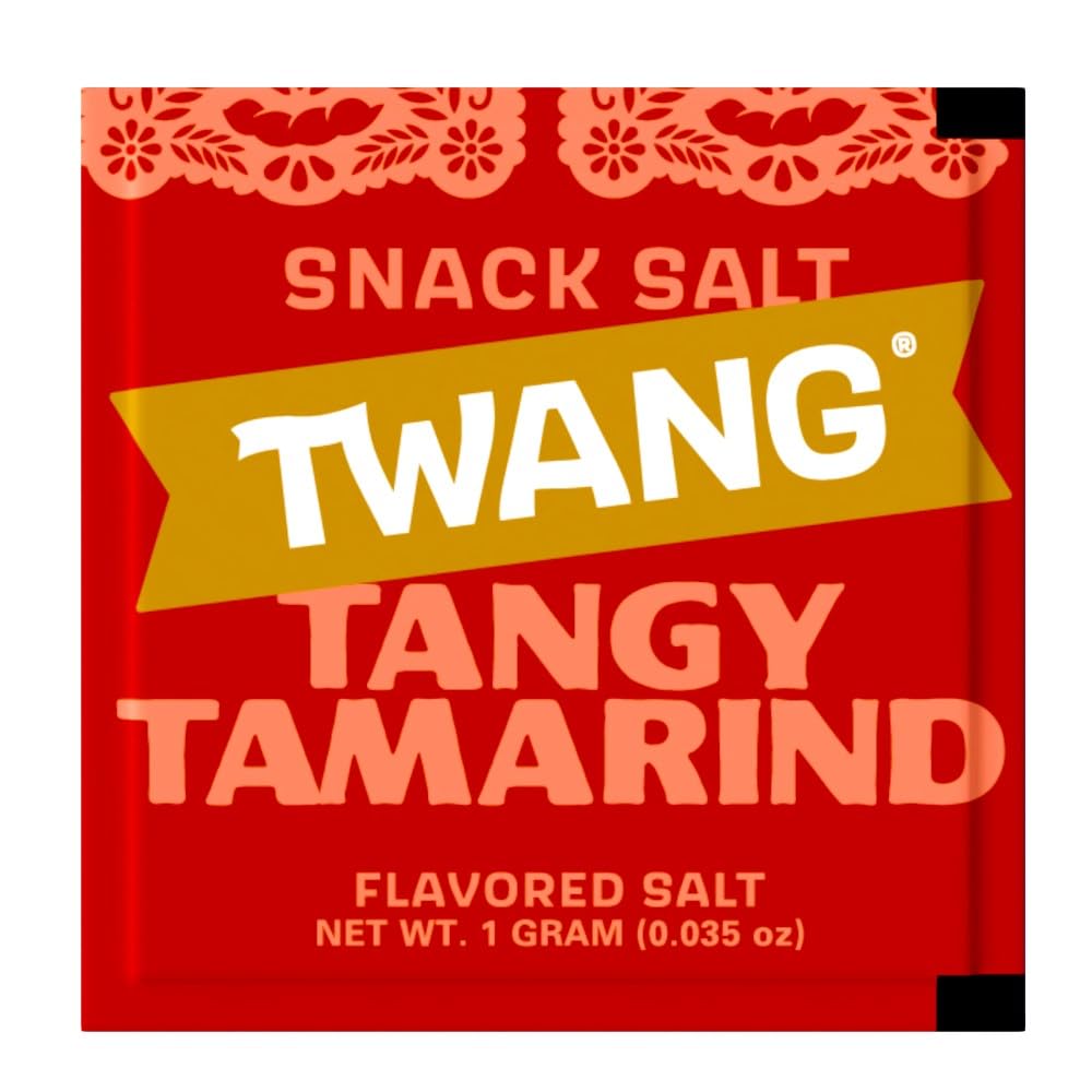 Twang Tamarind Snack Salt Packet, Box of 200, 0.04 Ounce Each