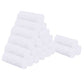Sunny Zzzzz 24 Pack Kitchen Dishcloths (White, 10 X 10 Inch) - Does Not Shed Fluff - No Odor Reusable Dish Towels, Premium Dish 