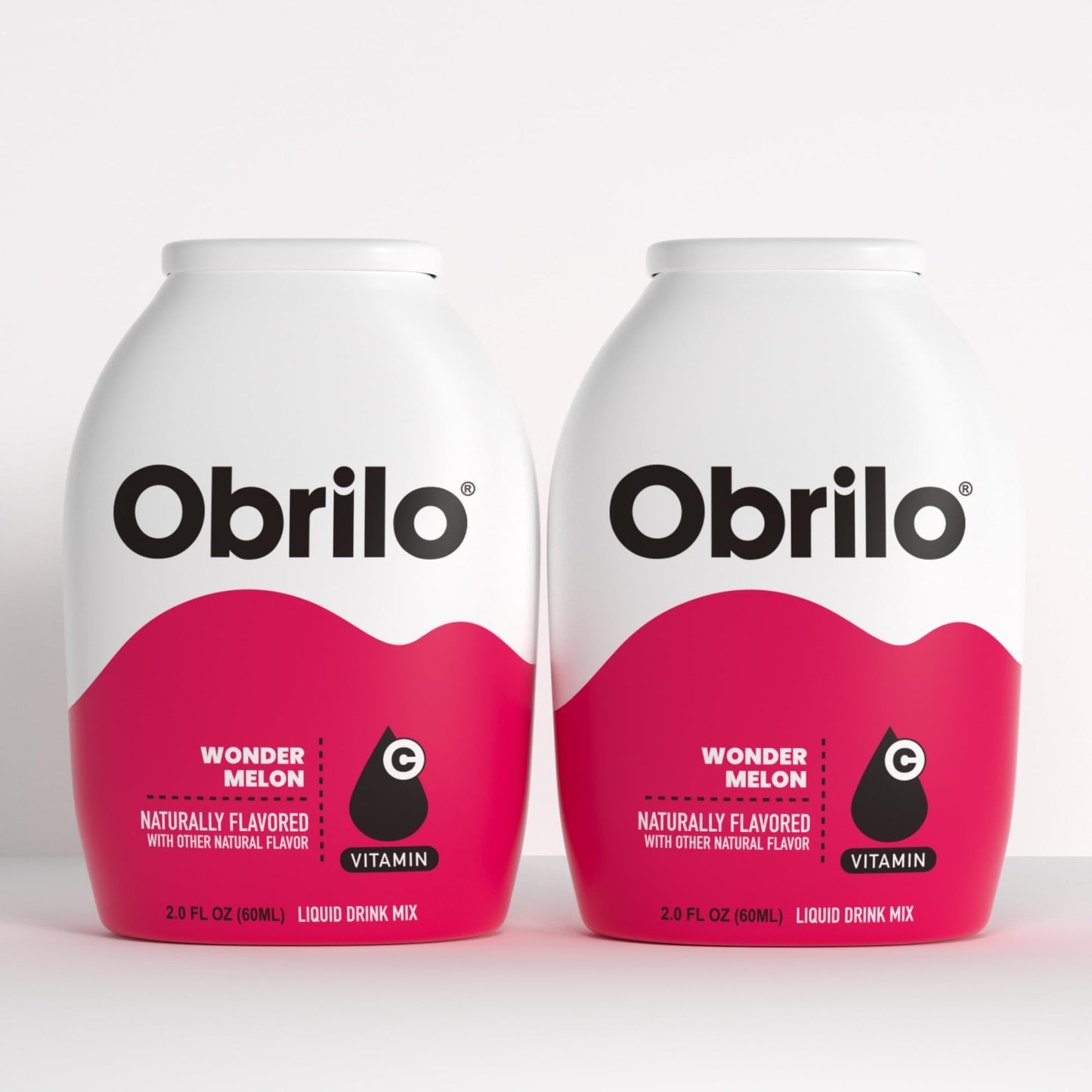 Obrilo Water Enhancer Liquid Flavoring Drops, Zero Sugar, Naturally Flavored, 2 Fl Oz (Pack of 2), Wonder Melon
