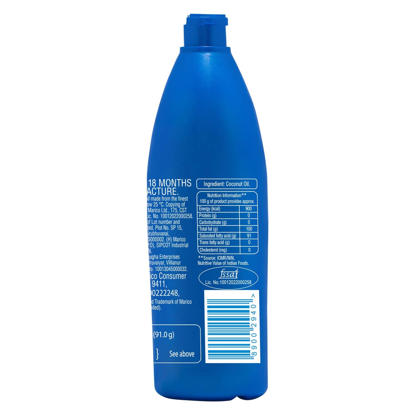 Parachute Coconut Oil 100Ml - 1 Pack (Ship From India)