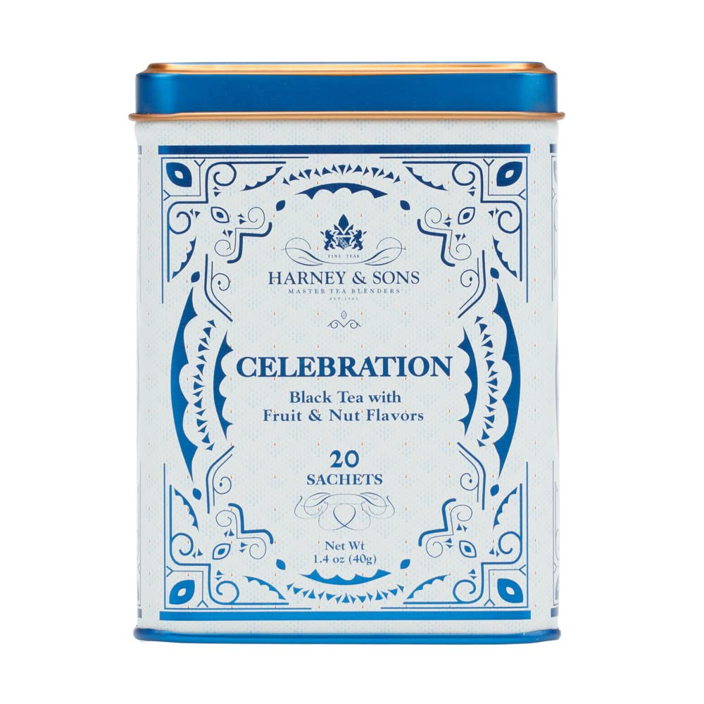 Harney & Sons Celebration Tea 20 Ct Sachet Tin