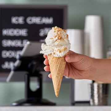 Generic Joy #310 sugar ice cream cone. 200 Ct. Sugar cones For Ice Cream. This cone is fresh, crispy, and crunchy, making it a g