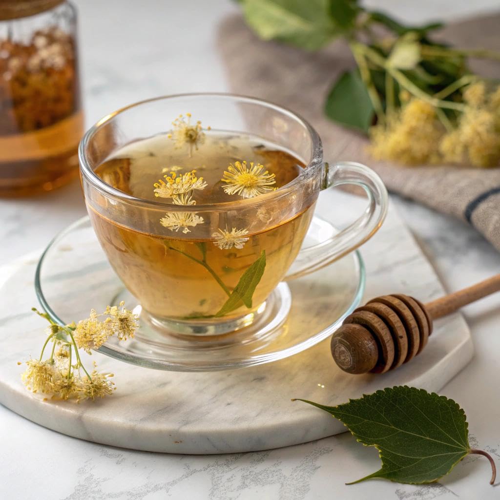 FullChea - Linden Tea  36 Teabags  Linden Leaf and Flower - Natural Tilo Tea - Non-GMO - Caffeine-free - Support Respiratory & Boost Immune System