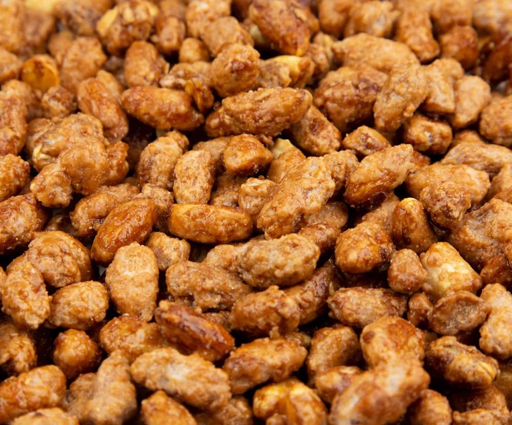 Old Fashioned Butter Toffee Peanut, Home Made Style Crunchy Candy Coated Fresh Roasted Peanuts (Butter Toffee Peanuts, 5 Pound)
