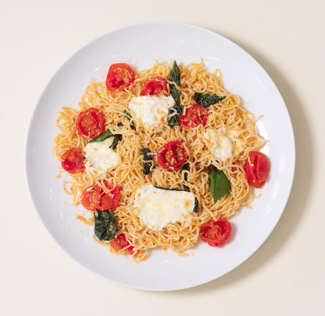 Its Skinny Angel Hair - Healthy, Low-Carb, Low Calorie Konjac Pasta - Fully Cooked And Ready To Eat Shirataki Noodles - Keto, Gl