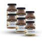 DeLallo Instant Espresso Powder, 1.94 Ounce Jar, 6 Pack, For Baking and Drinks,100% Dark Roast Coffee, Naturally Caffeinated, Non GMO