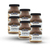 DeLallo Instant Espresso Powder, 1.94 Ounce Jar, 6 Pack, For Baking and Drinks,100% Dark Roast Coffee, Naturally Caffeinated, Non GMO
