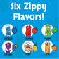 Otter Pops, Giant Original 55Oz, 27 Ice Pops, Six Zippy Flavors