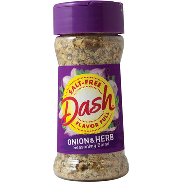 Dash Salt-Free Seasoning Blend, Onion & Herb, 2.5 Ounce (Pack Of 8)