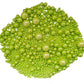 Edible Green Sugar Pearls Candy Sprinkles 120G/ 4.23Ounce Baking Cake Sprinkles Cupcake and Cake Topper Cookie Decorations Weddi