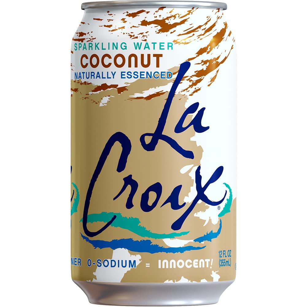 La Croix Sparkling Water, Coconut, 12 Fl Oz (Pack Of 12)
