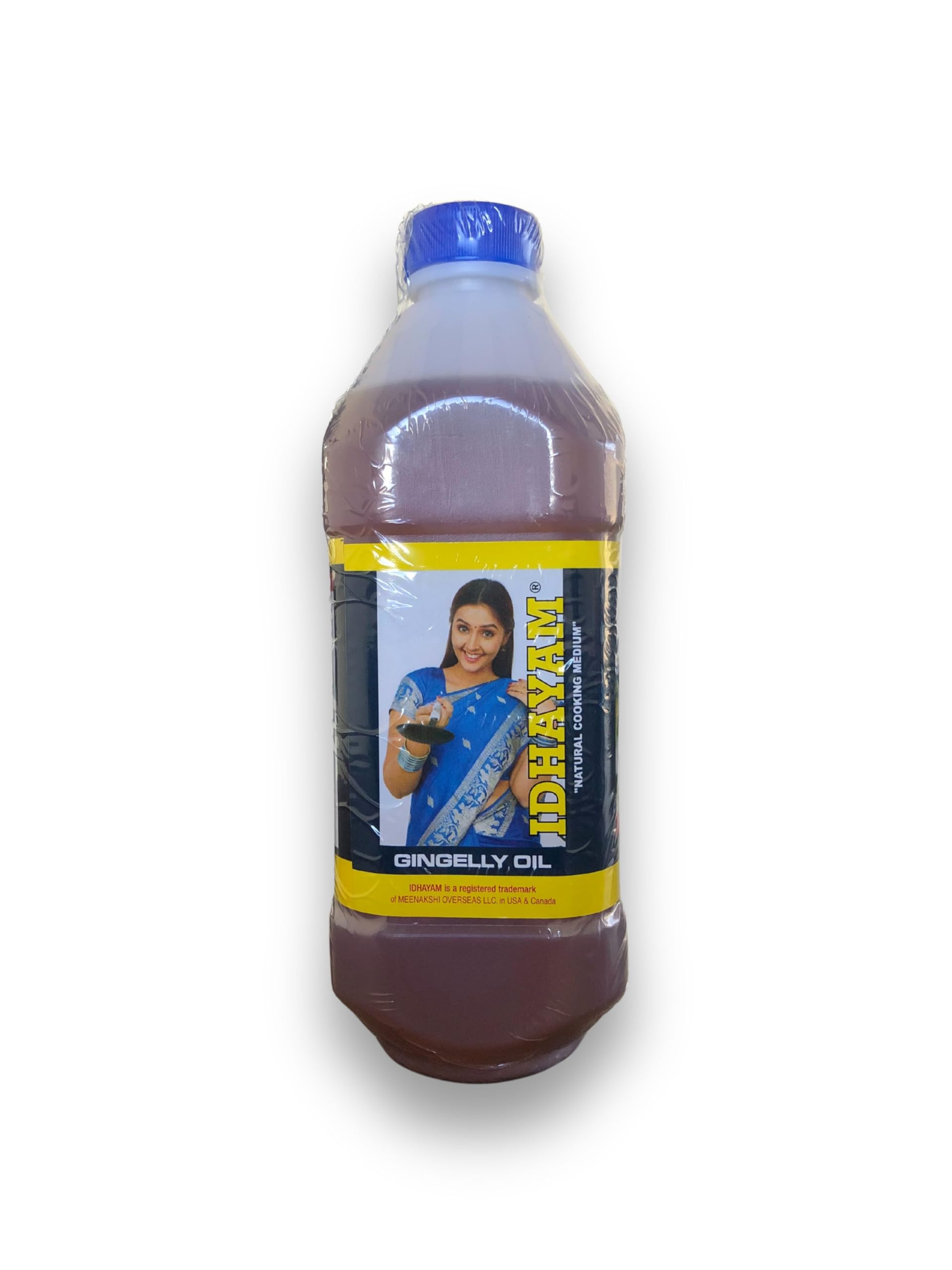 Idhayam Sesame Oil - Premium Cooking Oil for Frying & Dressing, 1L (34 Fl.Oz.) - No Added Chemicals or Preservatives
