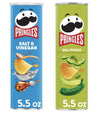Pringles Potato Chips Flavor Pairing Variety Set 5.5oz - 2 cans (Salt Vinegar & Dill Pickle)
