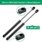 C16-06389 14 Inch 24Lb107N Gas Struts Shocks Spring Lift Support For Leer Camper Shell Topper Rear Windows Door Truck Cap Toolbo