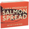 Alaska Smokehouse Spread Serving Design, Salmon 21 Ounce (Pack of 6)