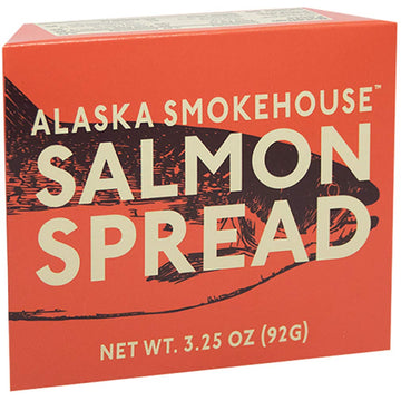 Alaska Smokehouse Spread Serving Design, Salmon 21 Ounce (Pack of 6)