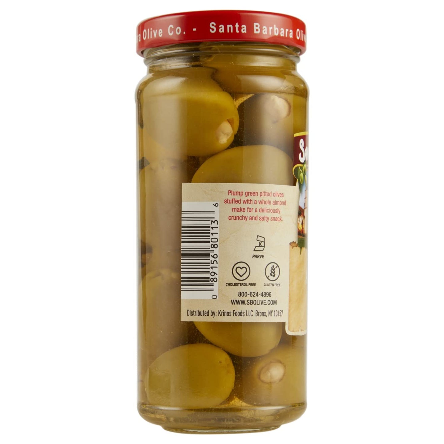 Santa Barbara 3Pk Almond Stuffed Olives 5Oz
